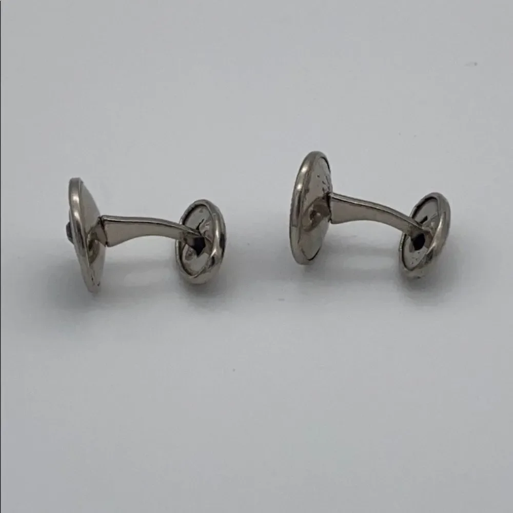 🍭6/$30 Vintage black rhinestone cuff links